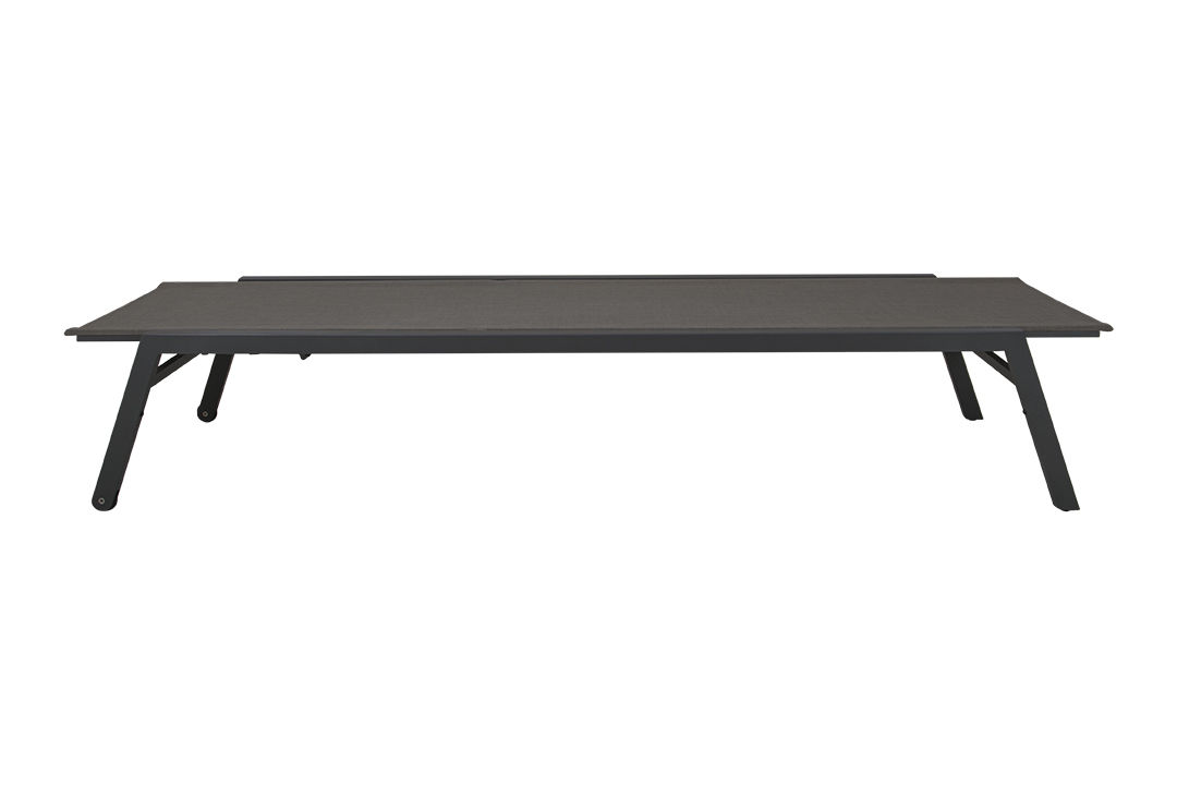 Cube Alu Stackable Sun Lounger, Slate